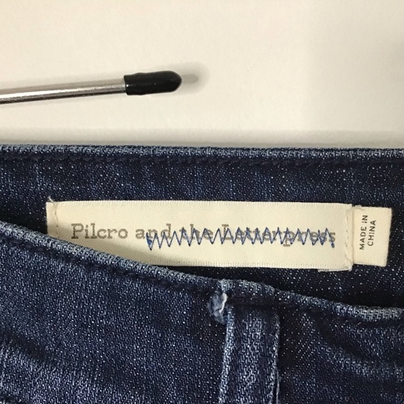 Anthropologie Pilcro and the Letterpress Mid-Rise Slim Boyfriend Sequin … - Picture 12 of 15